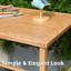 Table d'extérieur 44,1 L x L 28,1