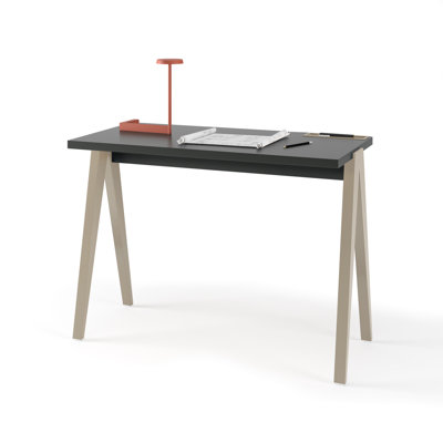 Gundrath Solid Wood Base Writing Desk