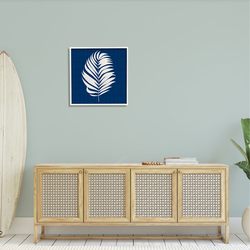 «Abstract Plant Leaf Bold Palm» par Susan Jill - impression sur bois, H 24 po x l 24 po x P 1,5 po