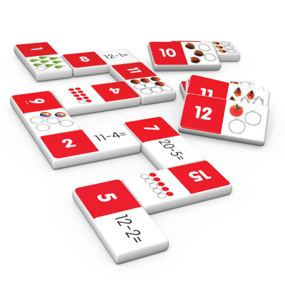 Subtraction Dominoes Match and Learn Educational Learning Game