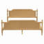 Structure de lit en rotin de style traditionnel, aucun sommier nécessaire-1773666074