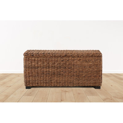 Handwoven Banana Leaf Storage Trunk