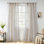 Rideaux semi-transparents avec passe-tringle Farmhouse