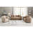 Keith Loveseat with 2 Pillows in Brown-1241597363