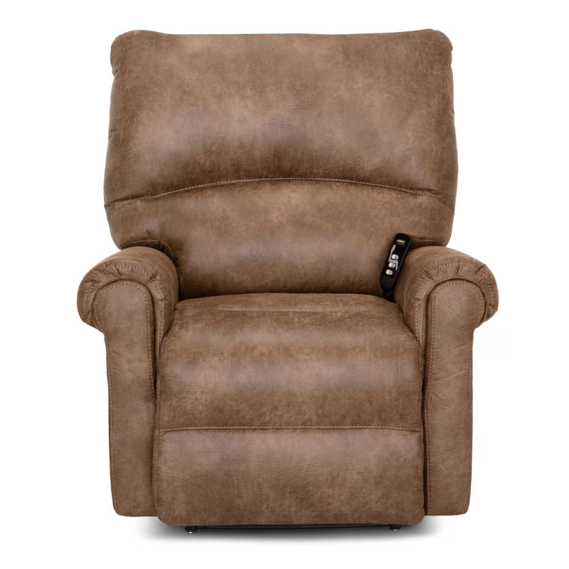 Aalilah Upholstered Lift Assist Power Recliner, Slit