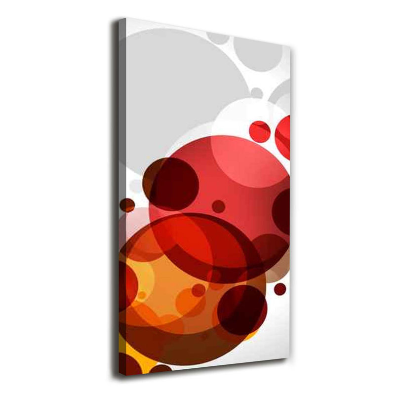 Wheel Abstraction - Wrapped Canvas Print, 140cm H x 70cm W