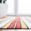 Racing Point Striped Area Rug in Terry White/Racing Red-1153101095