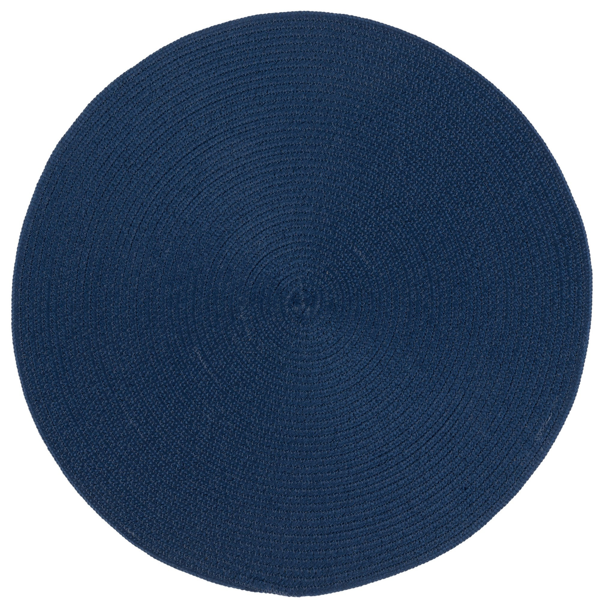 Standard One Color Rug Latitude Run® Braided Hand Woven Performance Solid Color Rug | Wayfair