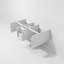Meuble-lavabo double l 60 po x P 22 po Geneva-249155778