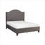 Garniture cloutée pour lit double en bois massif