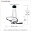 Luminaire suspendu ovale noir mat Ovard
