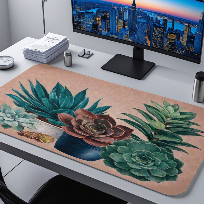 Polyester Desk Pad, 23.6x13.8