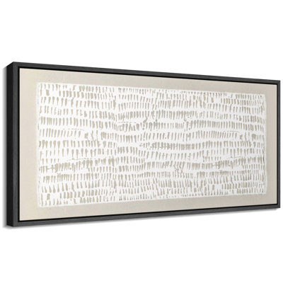 Motif géométrique minimaliste dans des tons neutres, art moderne