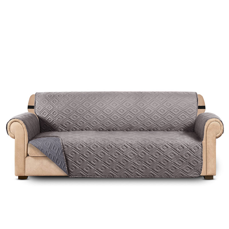 Aspire Homeware 3-Seater Waterproof Reversible Sofa Protector (2 in 1), Light Grey/Dark Grey