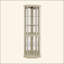 Vitrine de coin lumineuse - Vitrine élégante en verre pour le rangement du salon et du bar - Parfait pour les collections antiques et le vin - Comprend un éclairage intégré-664985549