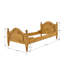Hailley Solid Spruce Wood Bedframe-126259079
