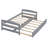 Platform Bed With Trundle-1279009952