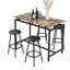 Ensemble de table de salle à manger 5 pièces à hauteur de comptoir avec 4 tabourets, style bar | Idée de cadeau