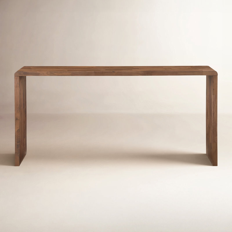Table de comptoir Lanae Carrie noyer, Marron foncé