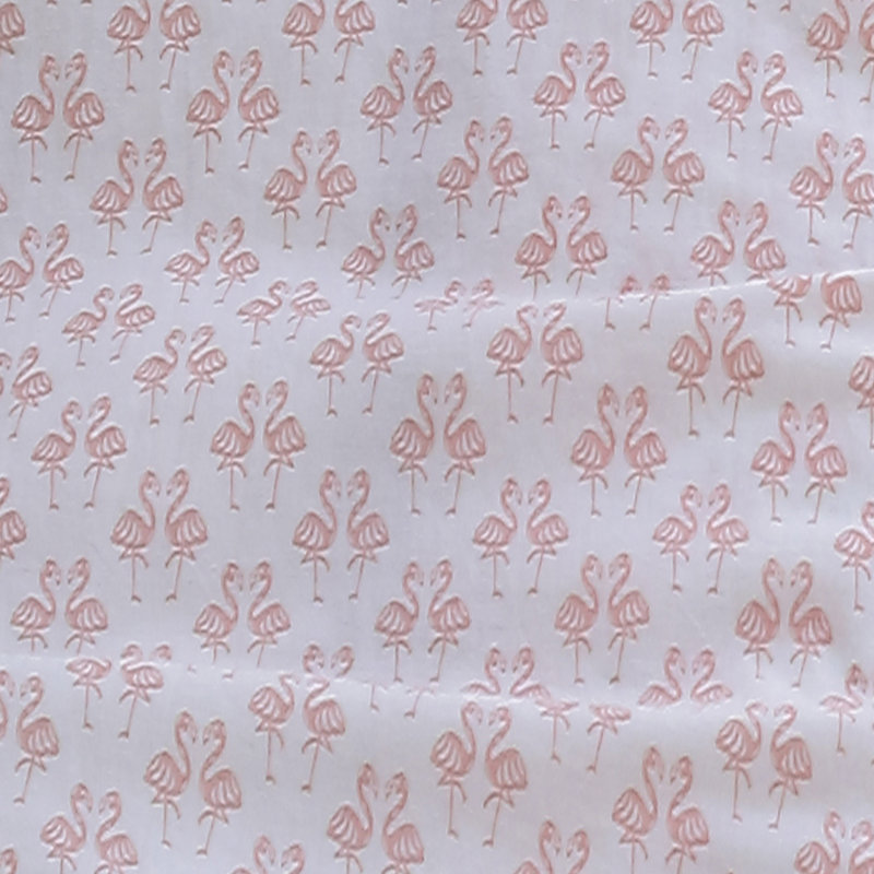 Tommy Bahama Printed Percale Cotton Sheet Set, Queen Sheet Set with 2 Pillowcases, Pink Flamingle 