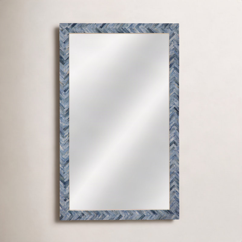 Sutton Bone Rectangle Wall Mirror