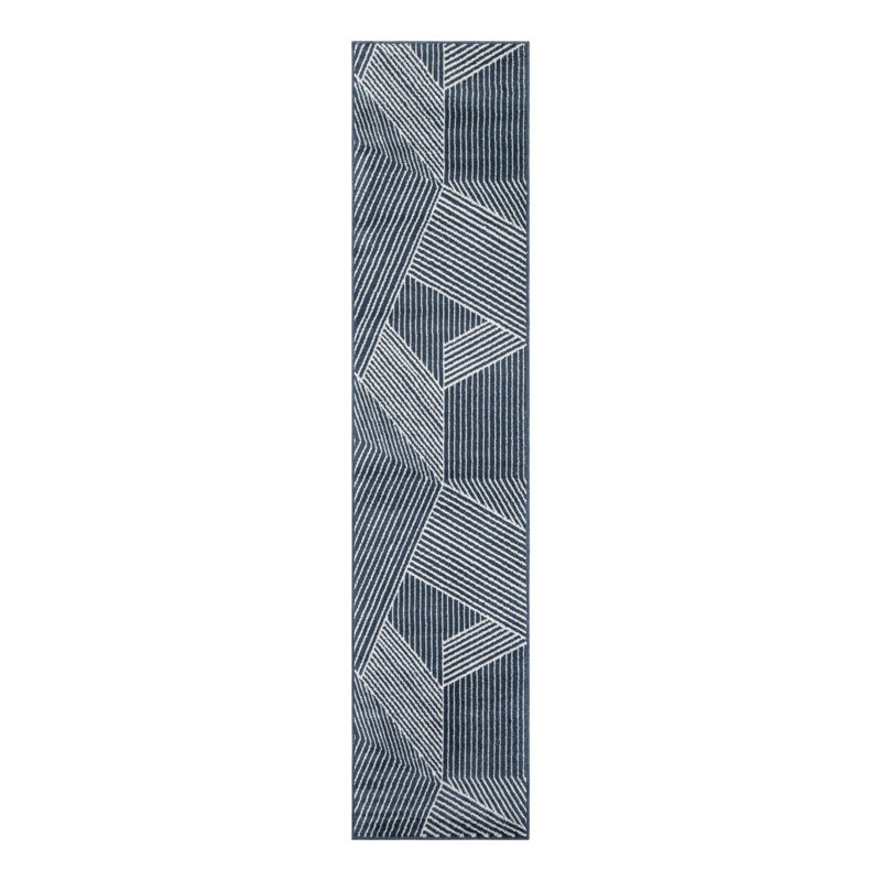 Tapis Latitude Run® Orkla Nikolis bleu, Tapis de couloir 2 pi 7 po x 12 pi