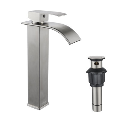 Single-handle Bathroom Faucet with Drain Assembly