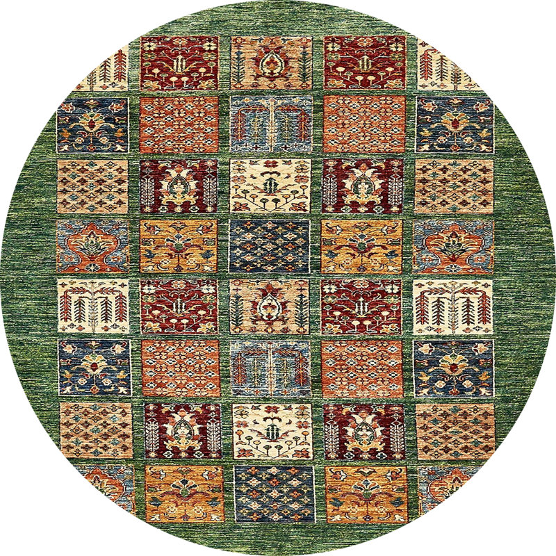 Abstract Indoor Rug, Round 3'
