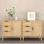 Armoire de rangement en bois pour chambre à coucher - 3 tiroirs, hauteur de tablette personnalisable, cadre, commode moderne à assemblage simple pour tiroir, tablette réglable, structure, nécessaire