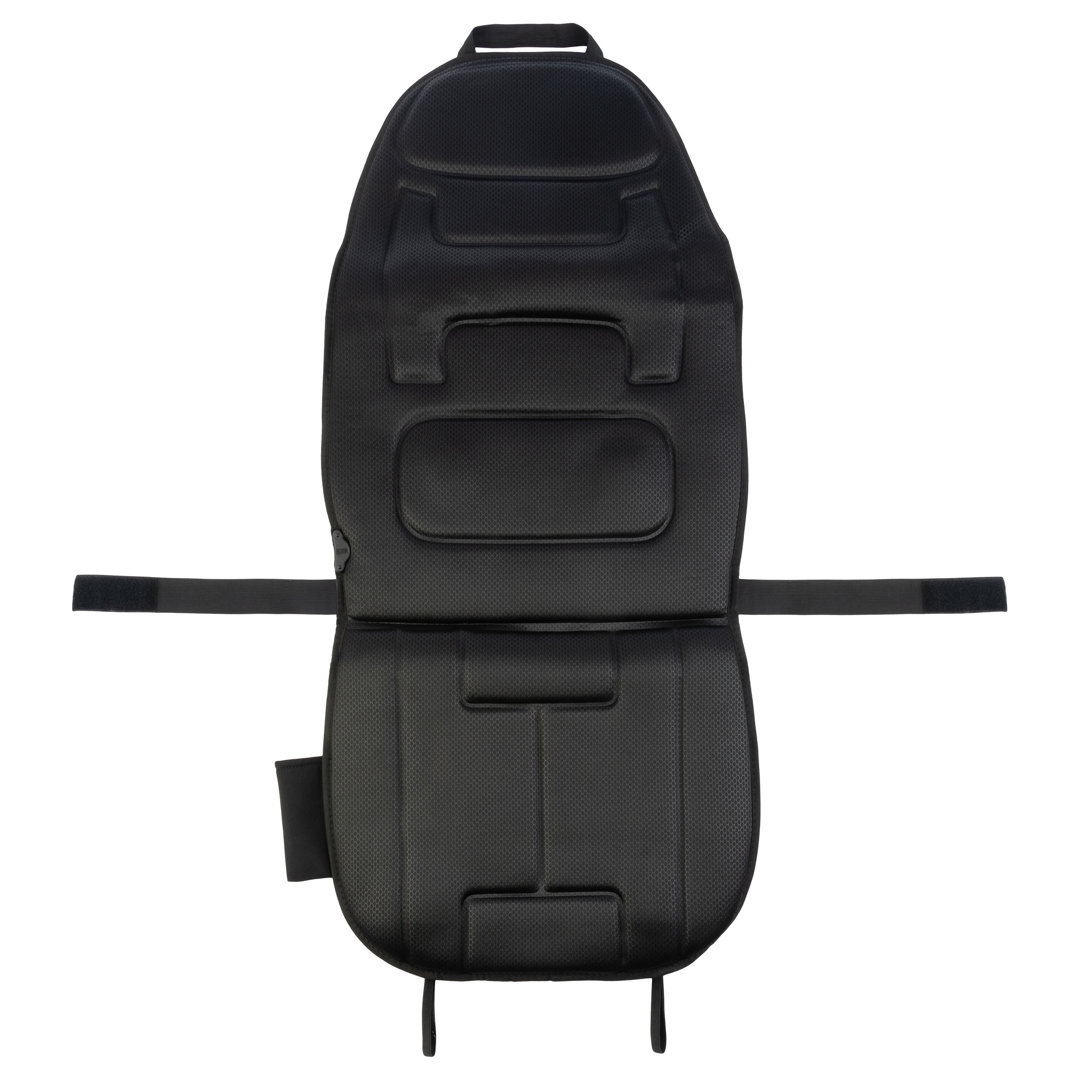 Stalwart 12V Heated Massage Chair Pad for Car Seat - Back Massager with 3 Massage Levels Stalwart