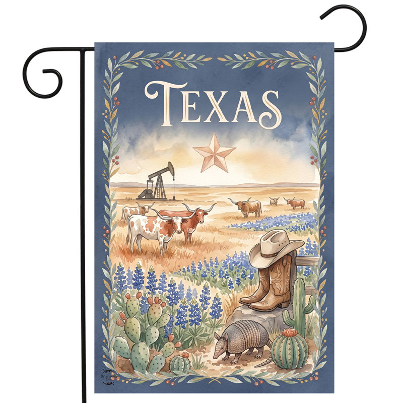 Drapeau de jardin Texas State Pride 12 x 18