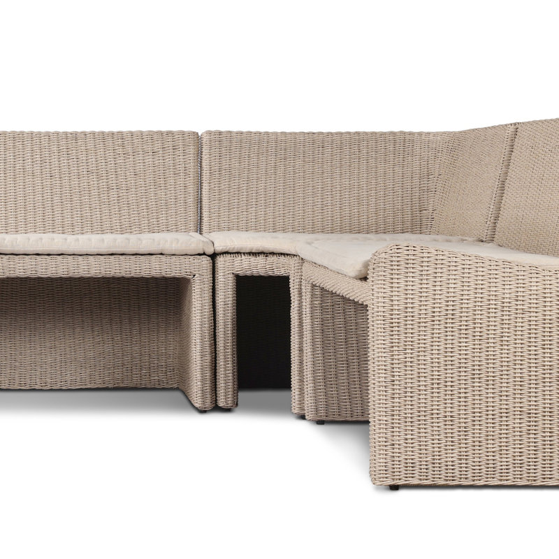 Senna Outdoor U-Shape Dining Banquette