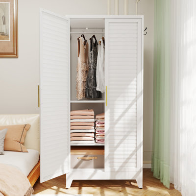 Metal Roybal Closet with 2 Doors