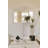 Modern LED Lighted Mirror with Shutterproof Unbreakable Acrylic, 15.7 x 23.6 inches | 5 mm Thickness, MDF Backing, 12V White Neon Stripes | Elegant and Functional for Home or Bathroom Decor, Safe and Stylish Design