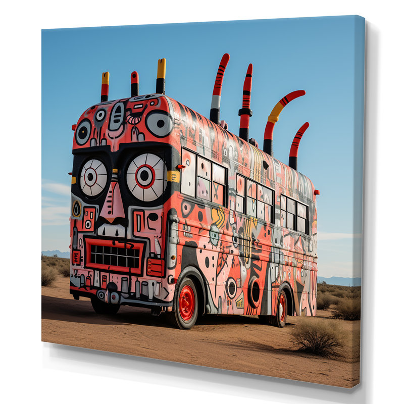 Art psychédélique mexicain - fruits, art mural, Toile tendue, H 30 po x l 30 po