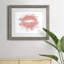 «Rose Gold Lips», impression sur papier encadrée-838122639-838122626