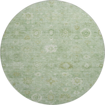 Premium Machine Washable Verlin AMF1770 Damask Rug