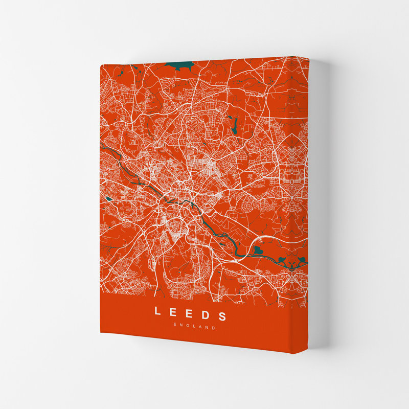 Leeds I - Print, Wrapped Canvas, 59.4cm H x 42cm W x 4cm D