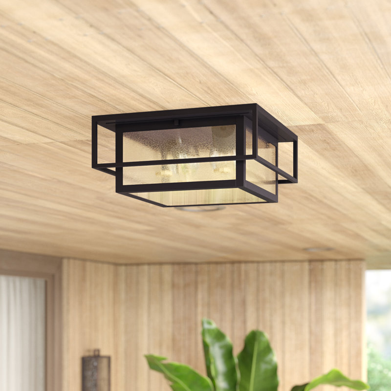 Plafonnier encastré d'extérieur 2 lumières Stumbaugh