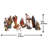 Nativity Set Christmas Indoor 11 Piece 8 inch Scene Statue Figurines Jesus Manger Crib Ornament Church Xmas Gift Home Catholic Religious Decoration Gift