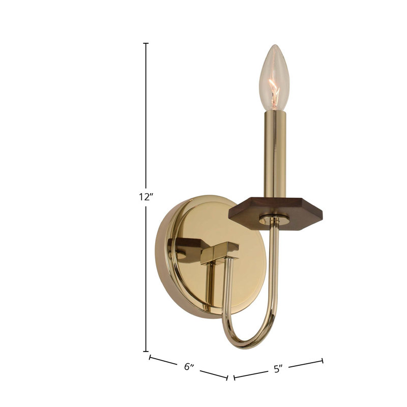 Applique murale Lassen 1 LT champagne doré Lco