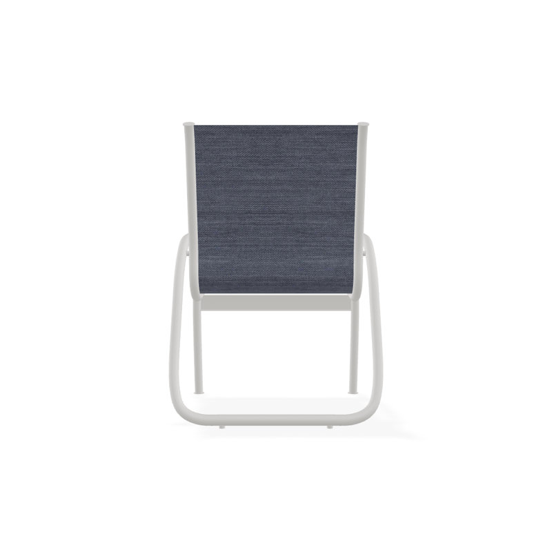 Fauteuil de patio Gardenella, Neige texturée, Denim Augustine