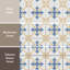 Carreau de céramique à motif pour mur et plancher 8 po x 8 po Revival