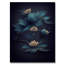 Fleurs chinoises bleues et blanches I - reproduction sur toile-315601498-315601510