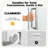 56-60" W X 76" H Frameless Shower Door, Magnetic Sliding Glass Shower Door, 5/16"(8mm) Thick Tempered Glass, Leak-proof Seals, Stainless Steel Hardware, Easy-clean Nano Coating, Bright Silver-133419966
