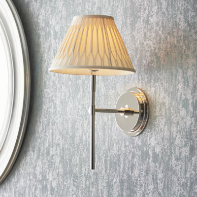 Eyal Steel Candle Wall Light