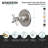 Kingston Brass Single-Handle Wall Mount Three-Way Diverter Valve with Trim Kit-40697694