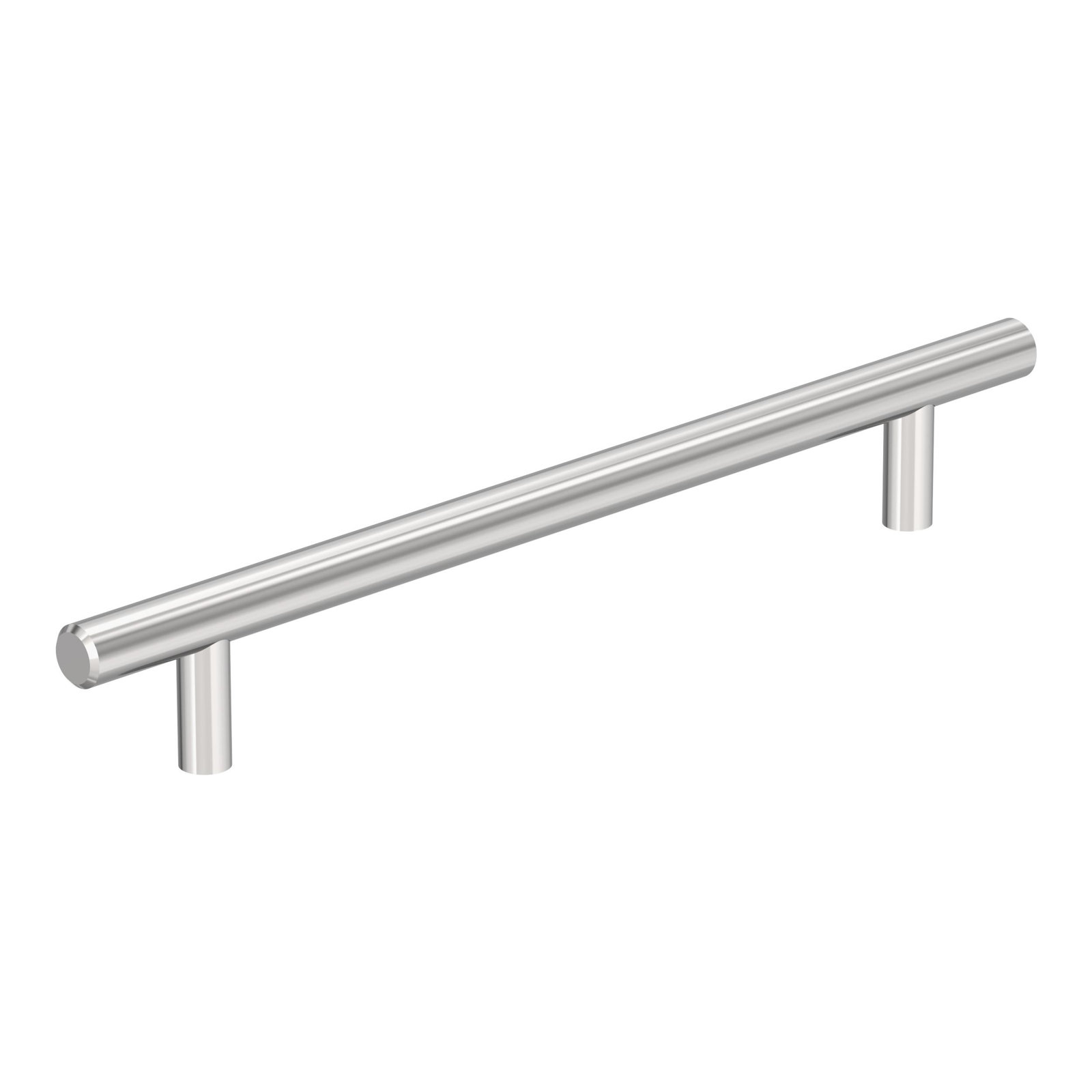 Bar Pulls Cabinet Pull, Polished Chrome, 7", 1
