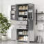 Armoire de rangement polyvalente polyvalente avec 2 tiroirs, tablette réglable et design élégant pour divers espaces-1387734768
