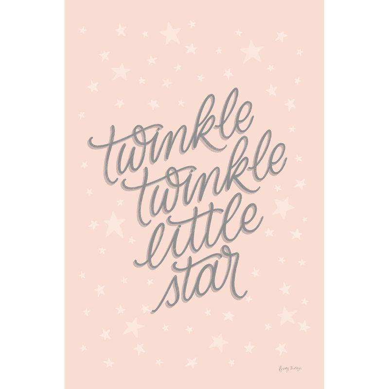 Boho Nursery VIII Blush Crop by Becky Thorns - Typography Print, 122cm H x 81cm W, Black Floater Framed